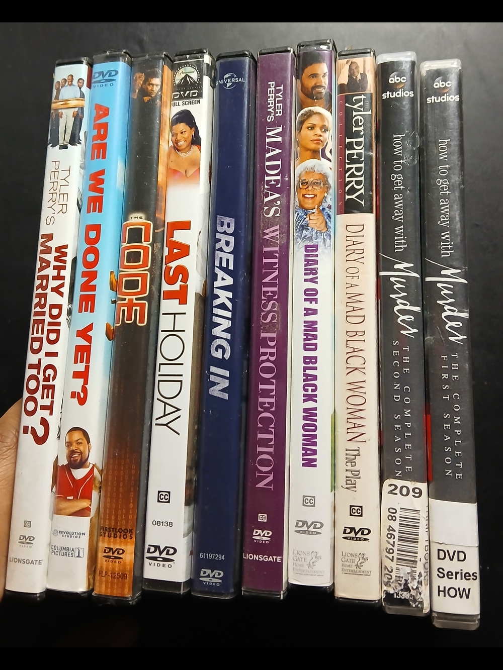 10 New & Used DVD Lot Mixed Genre Movies Whole Sale